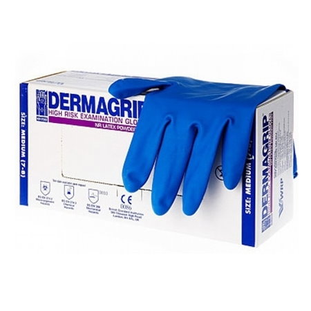 Латексные перчатки Dermagrip
