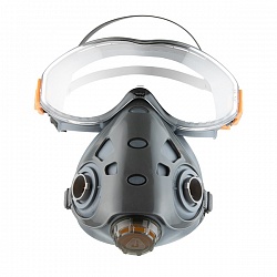 Полумаска Jeta Safety с интегрированными очками Air Optics 9500-L