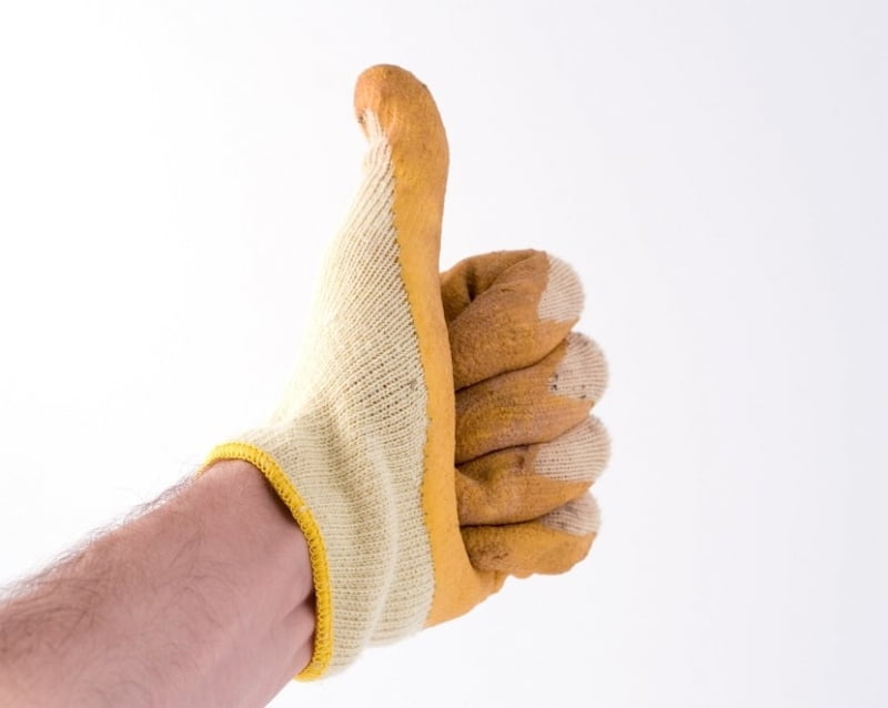 Нейлоновые рабочие перчатки