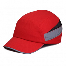 Каскетка защитная RZ BIOT CAP красный 92216 (уп.10шт)